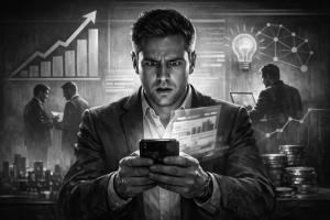 Photorealistic image for a professional LinkedIn post. depicting the concept of "The $4.8 Million Typo: When Screenshots Leak Secrets". centered composition with the subject in the middle. dramatic high-contrast lighting. minimal clean background. using monochromatic color scheme. conveying a bold and attention-grabbing mood. incorporating visual elements like growth charts, teamwork, innovation. No text, letters, watermarks, brand names, logos, or trademarks in the image. High quality, suitable for business marketing.